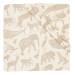 Jollein Jersey Animals Nougat 40/50 x 80/90 cm Wieg Hoeslaken 511-501-67044