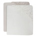 Jollein Jersey Ivory/Nougat 60 x 120 cm 2 Stuks Ledikant Hoeslaken 2511-507-00156