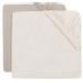 Jollein Jersey Oatmeal/Sand 75x95 cm 2 st. Boxmatras Hoeslaken