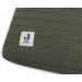 Jollein Pure Knit Leaf Green 75 x 85 cm GOTS Aankleedkussenhoes 022-546-67010