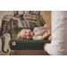 Jollein Pure Knit Leaf Green 75 x 85 cm GOTS Aankleedkussenhoes 022-546-67010