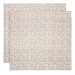 Jollein Retro Flowers 115 x 115 cm Hydrofiel Multidoek 2 Stuks 535-852-67045