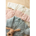 Jollein Rib Wild Rose Round 90 cm Slaapzak met Afritsbare Mouwen 016-541-67107