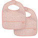 Jollein Snake Pale Pink 2-pack Waterproof Slabber 029-864-65344