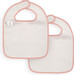 Jollein Snake Pale Pink 2-pack Waterproof Slabber 029-864-65344