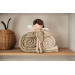 Jollein Soft Waves Olive Green / Velvet 100 x 150 cm Ledikantdeken 516-522-67052