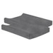 Jollein Storm Grey Badstof Aankleedkussenhoes 2 Stuks 2550-503-00094