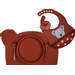 Tryco Koala Dark Rust Siliconen Placemat TR-392838