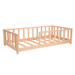 Kukka 80 x 160 cm Naturel Houten Vloerbed KFB610