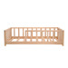 Kukka 80 x 160 cm Naturel Houten Vloerbed KFB610