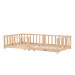 Kukka 90 x 190/200 cm Naturel Houten Vloerbed