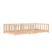 Kukka 90 x 190/200 cm Naturel Houten Vloerbed
