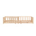 Kukka 90 x 190/200 cm Naturel Houten Vloerbed
