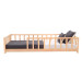 Kukka 90 x 200 cm Naturel Houten Vloerbed KFB620
