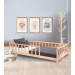 Kukka 90 x 200 cm Naturel Houten Vloerbed KFB620