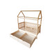 Kukka Dubbele Lade voor 80 x 160 cm Houten Huisbed KMB312D