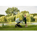 Kunert Lazzio Black Eco-Leather 2-in-1 Kinderwagen LAZ-11-BLACK