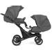 Kunert Booster Black Graphite Tandem Duowagen met 2 Autostoelen