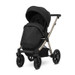 Kunert Brav Black/Champagne 2-in-1 Kinderwagen BR-01