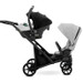 Kunert Brav Black Tandem Duowagen Incl. 2 Autostoelen