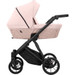 Kunert Ivento Black Smoky Pink 2-in-1 Kinderwagen IVE-11-BLACK
