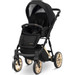 Kunert Ivento Premium Gold Deep Black 2-in-1 Kinderwagen IVE-12-GOLD