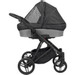 Kunert Lazzio Black Eco-Leather 2-in-1 Kinderwagen LAZ-11-BLACK