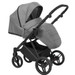 Kunert Lazzio Black Eco-Leather 2-in-1 Kinderwagen LAZ-11-BLACK