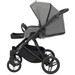 Kunert Lazzio Black Eco-Leather 2-in-1 Kinderwagen LAZ-11-BLACK