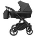 Kunert Lazzio Black Eco-Leather 2-in-1 Kinderwagen LAZ-11-BLACK