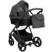 Kunert Lazzio Black Eco-Leather 2-in-1 Kinderwagen LAZ-11-BLACK
