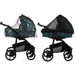 Kunert Mata Gold Black 2-in-1 Combi Kinderwagen MATA-10-GOLD