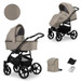 Kunert Mata Black Mocca 2-in-1 Combi Kinderwagen MATA-02-BLACK