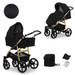 Kunert Mata Gold Black 2-in-1 Combi Kinderwagen MATA-10-GOLD
