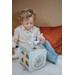 Label Label Blauw Houten Activiteitenkubus LLWT-34307