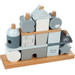 Label Label Blauw Houten Blokken LLWT-25095