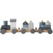 Label Label Blauw Houten Speelgoed Trein LLWT-25170