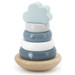 Label Label Blauw Houten Tuimelring Piramide LLWT-25255