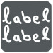 Label Label Roze 50 stuks Houten Blokken LLWT-25347