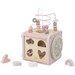 Label Label Roze Houten Activiteitenkubus LLWT-34314