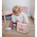 Label Label Roze Houten Activiteitenkubus LLWT-34314