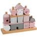 Label Label Roze Houten Blokken LLWT-25088