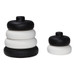 Label Label Zwart/Wit Silicone Stapeltoren LLST-15379
