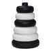 Label Label Zwart/Wit Silicone Stapeltoren LLST-15379