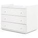 2-in-1 Ledikant en Commode Lize Wit