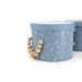 Label Label Blauw Houten Bongo's LLWT-04427