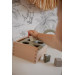 Label Label Olijfgroen Houten Vormenstoof LLWT-10268
