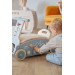 Label Label Roze Houten 3-in-1 Looptrainer / Loopauto LLWT-10343