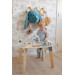 Label Label Blauw Houten Activiteitentafel LLWT-10367