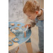 Label Label Blauw Houten Activiteitentafel LLWT-10367